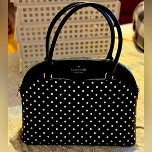 Kate Spade ♠️ Payton Micro Polka Dot Medium Dome Satchel